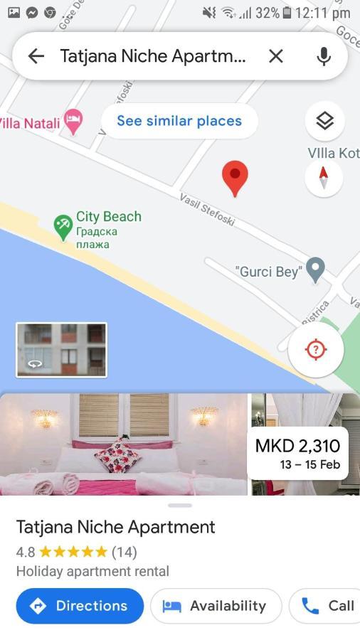 Tatjana Niche Apartman 奥赫里德 外观 照片